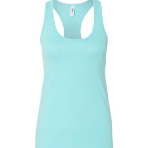 NEW Women's Lightweight Jersey Cancun Blue Racerback Tank XS S M L XL 2X